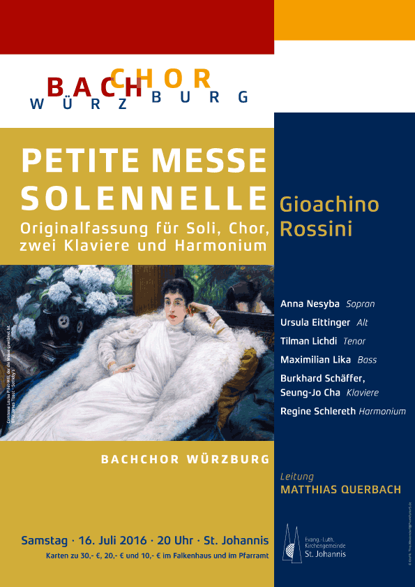 Petite Messe solennelle Bachchor Würzburg